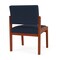 Lesro Lenox Armless Guest Chair, 22.5 in W 26 in L 31.5 in H LW1102 - alternate 2